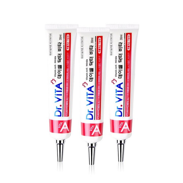 닥터비타 탄력 주름개선 레티놀 비타민 A 크림, 3개, 30ml