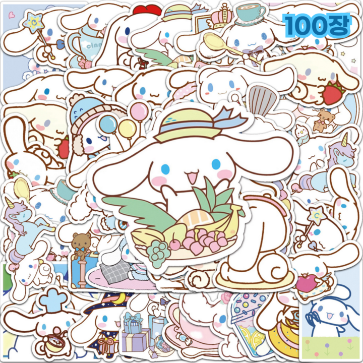 시나모롤 스티커, 100장