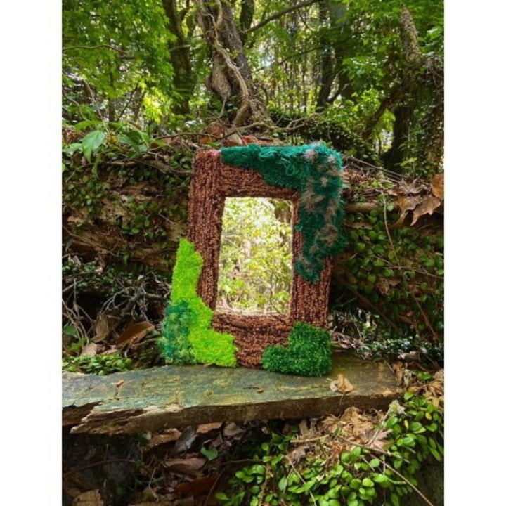 제주곶자왈 터프팅 거울Jeju Gotjawal Tufting Mirror