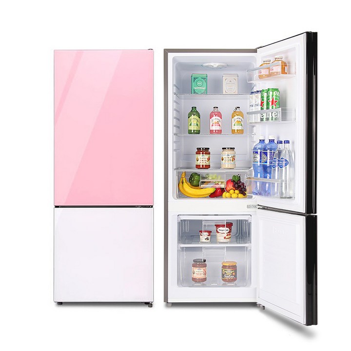 글라스 콤비 소형냉장고 129L 가정 사무용 호텔 업소, 냉장고BSR-C138PW