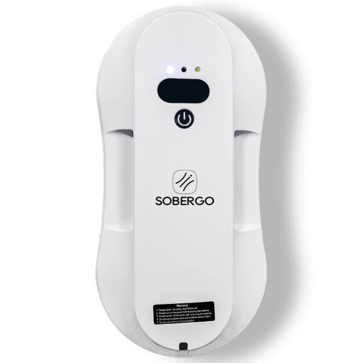 SOBERGO slim 6.2cm 유리창 로봇청소기, 화이트