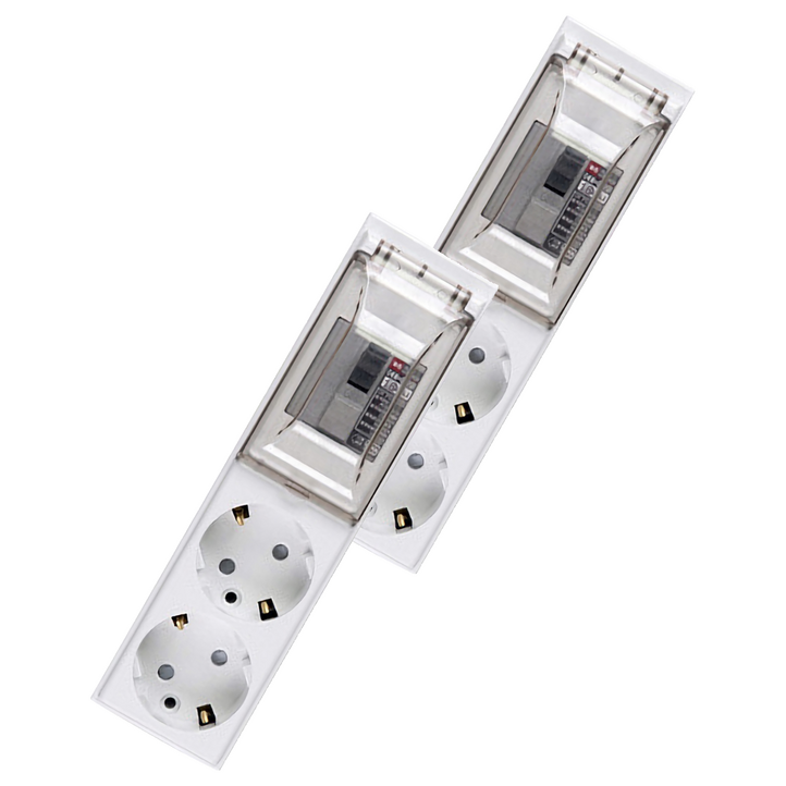 오성정밀 배선차단 고용량 멀티탭 2구 OSB223, 4.5m, 단일 색상, 2개