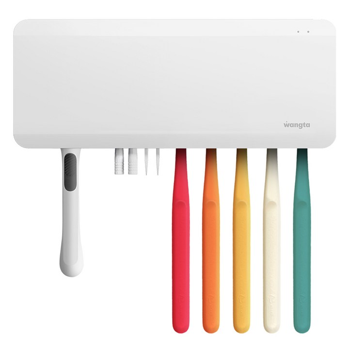 왕타 바이올렛 칫솔 살균 건조기, WTV001, 화이트