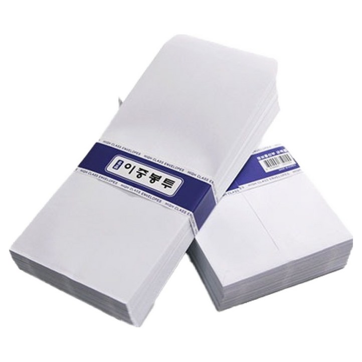 문구마을 이중봉투 100 x 205 mm