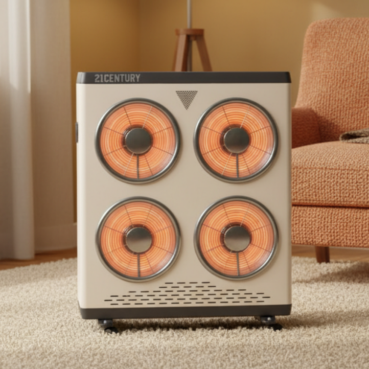 21센추리 4구 하이라이트 전기히터, CHH4030, 크림베이지