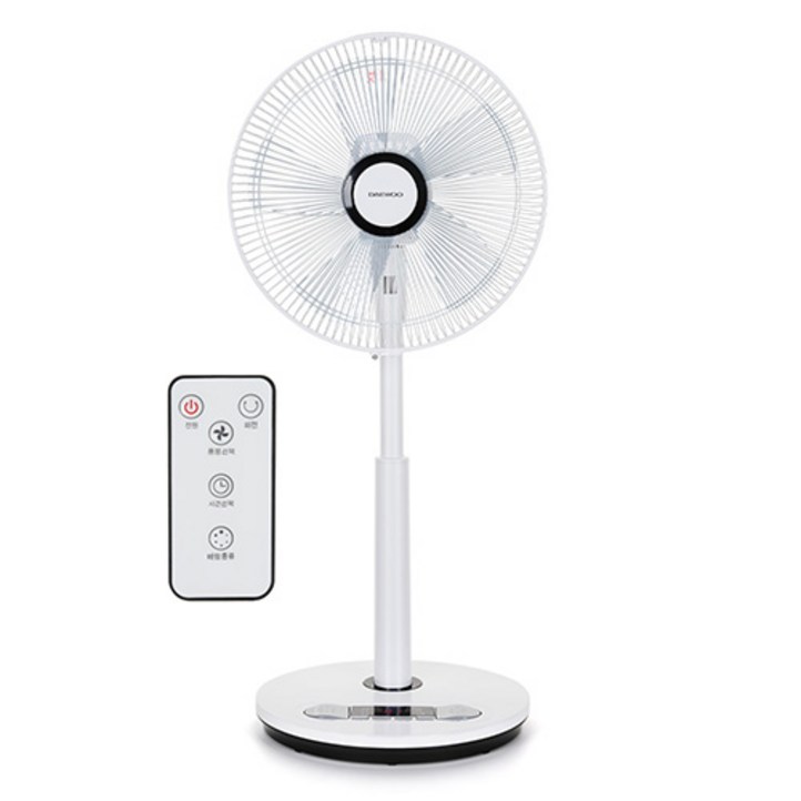 대우 초미세풍 발터치 리모컨 선풍기 DEFKL140C