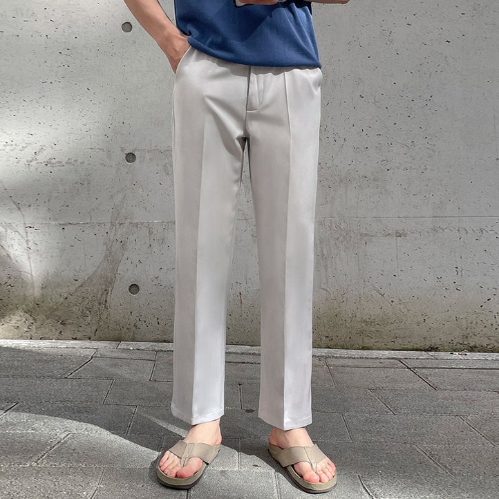 남성용 핏보장 베이직 퍼펙트 슬랙스 9부 정장바지 P3007