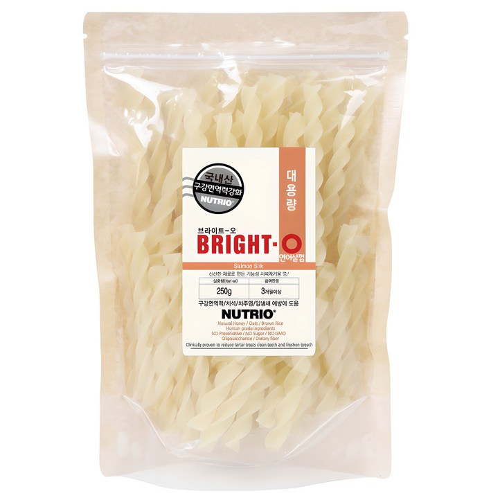 뉴트리오 강아지 브라이트오 치석껌 대용량