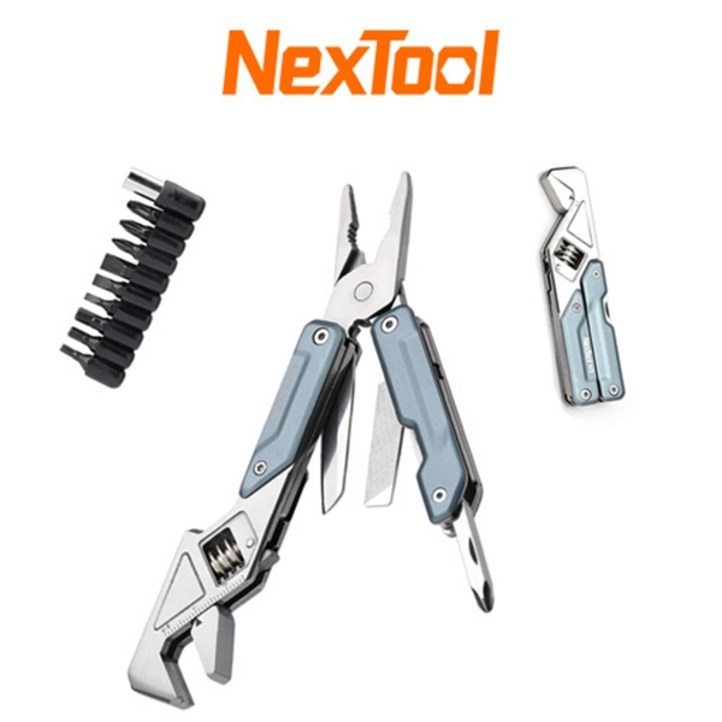 플라이어 렌치 6in1 EDC 넥스툴 Light Wrench W2 With Bit Kit