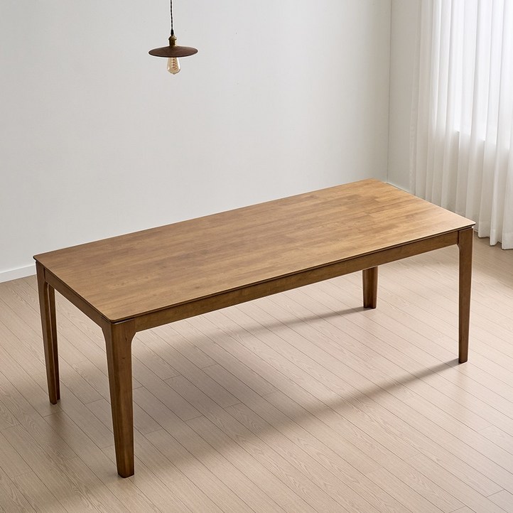 앤오브 고무나무 6인용 원목 식탁 테이블 1900