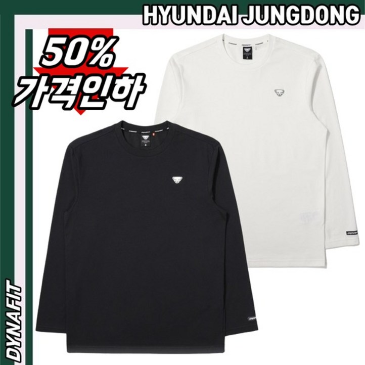 다이나핏정가 59000원 YUP23241 남여공용 스몰로고 LAND 2.0 랜드 2.0 긴팔티 2종 택 1 HJDMLT