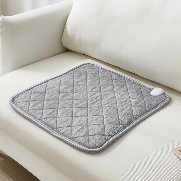 한일의료기 전기장판 카본탄소매트 전자파없는 무자계 캠핑1인 전기방석 진그레이 45x45