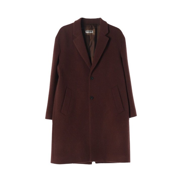 레노마 MEN  L 울 블렌드 투 버튼 롱 코트