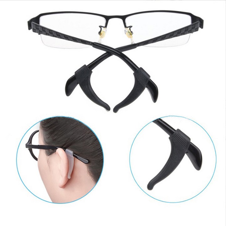 세상편안 실리콘 안경 귀걸이 1쌍1쌍 안경 통증 방지 귀고무 군인 운동선수 흘러내림 방지