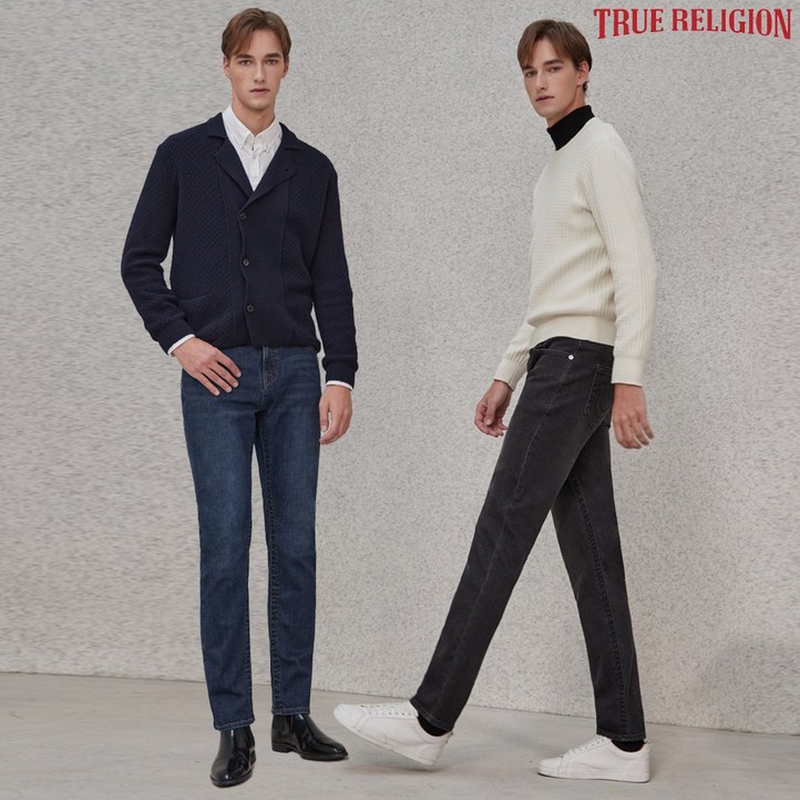 트루릴리전 남성 23FW 울기모 데님팬츠 2종세트, 2종세트