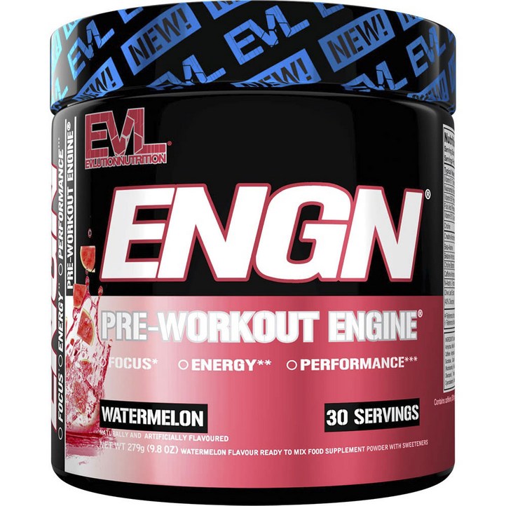 EVLUTIONNUTRITION ENGN 슈레드 프리워크아웃 엔진 수박 맛
