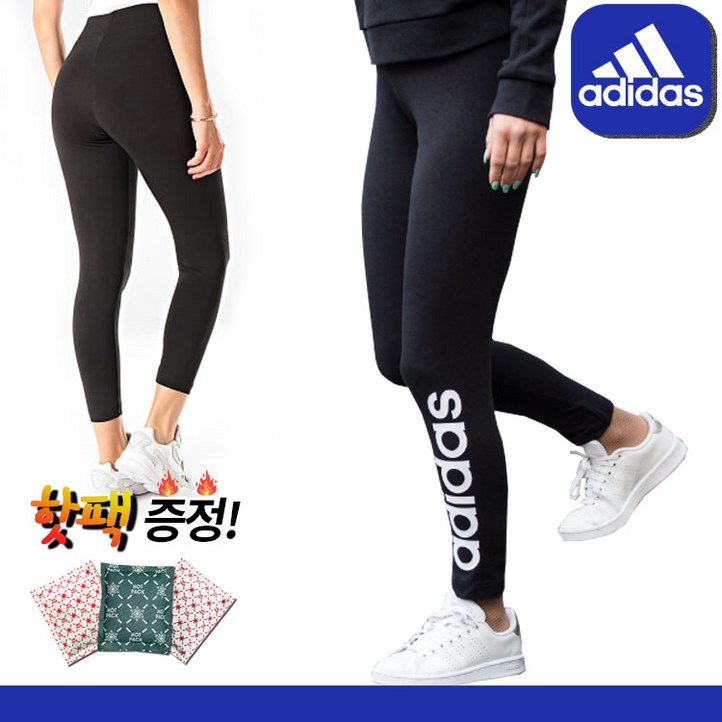 아디다스 여성용 에센셜 리니어 타이츠 DP2386