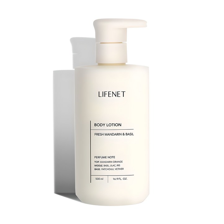 라이프넷 바디로션 프레쉬 만다린 앤 바질, 500ml, 1개