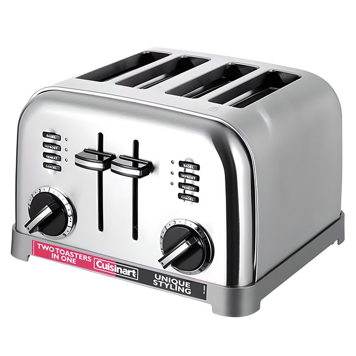 쿠진아트 메탈클래식 4구 토스터, CPT180KR