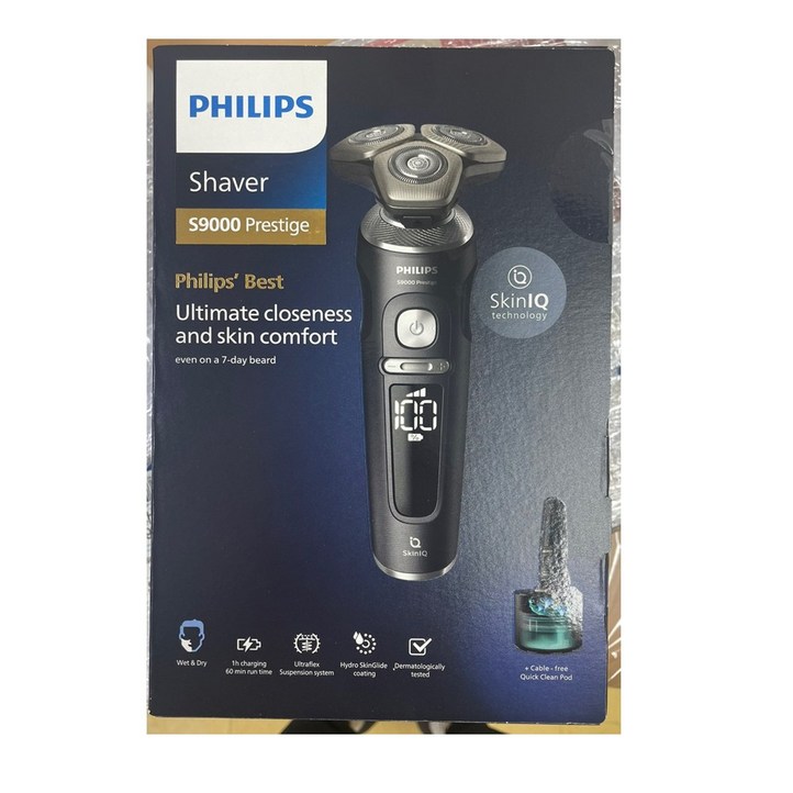 필립스 SkinIQ 9000시리즈 프레스티지 SP984032 블랙매트 정품