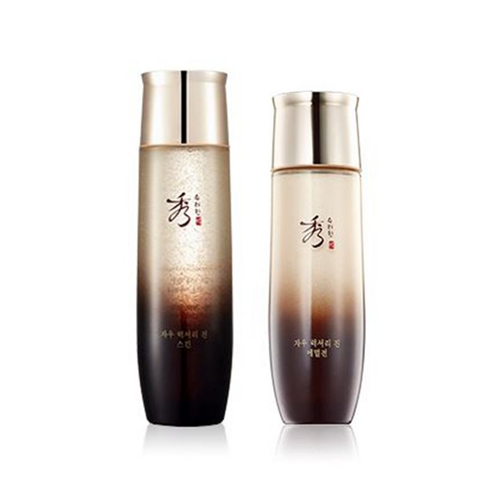 수려한 자우 럭셔리 진 2종세트 스킨에멀전, 1세트, 280ml
