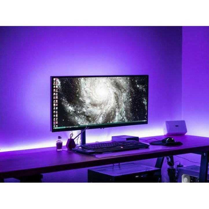 미램프 16색 RGB LED 붙이는 무드라이트 PC방 감성 간접 조명 무드등