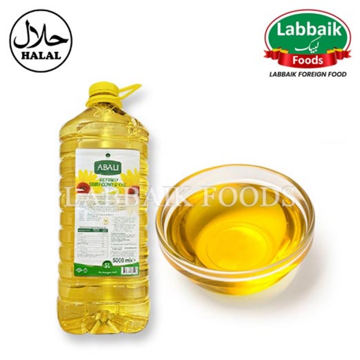 ABALI Refined Sunflower Oil 5ltr 정제 해바라기유 20230405