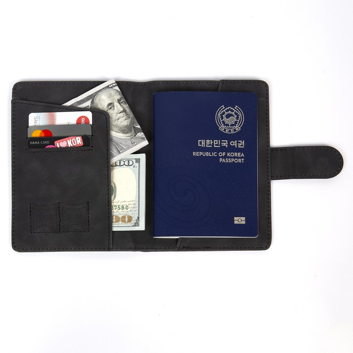 뮤즈르 RFID 해킹 차단 전자 여권 케이스 뮤즈르 RFID 해킹 차단 전자 여권 케이스