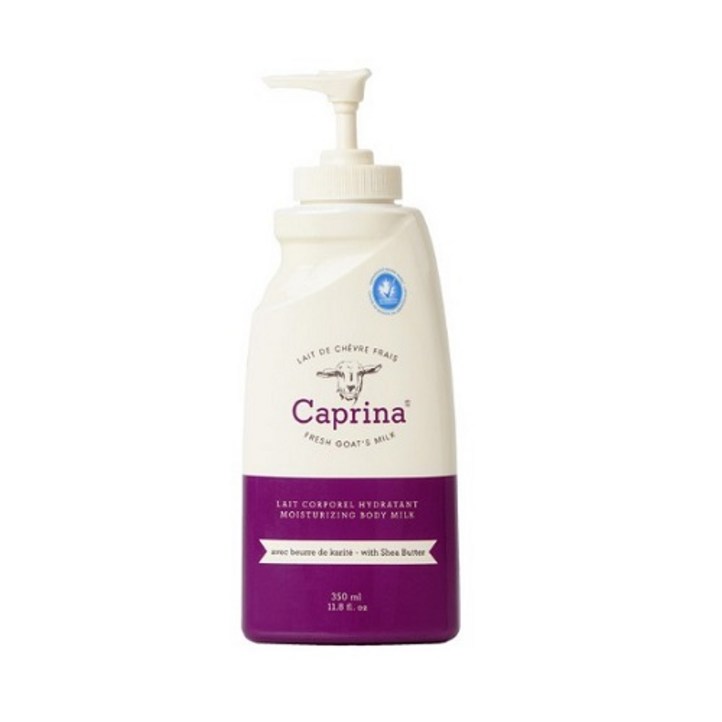 코스트코 부드러운 촉촉한 산뜻한 끈적임없는 보습 영양 무자극 캐나다 카프리나 모이스쳐라이징 산양밀크 바디로션 350ml 시어버터향 고트밀크 산양유 바디로션