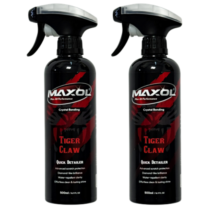 맥쏠 타이거 클루 퀵 디테일러 물왁스 광택제, 2개, 500ml