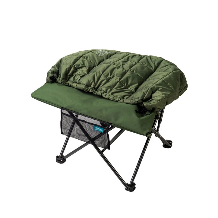 워킨위드 강아지 펫캠퍼 높이조절 탈부착이불 덮자 캠핑의자, 카키 6250555319