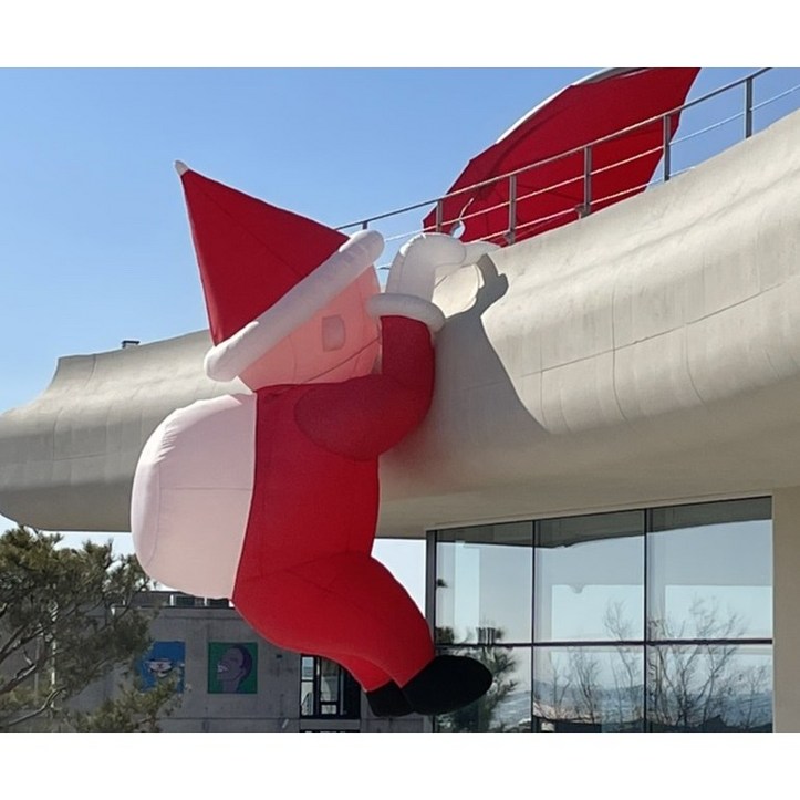 벽타는산타 풍선 크리스마스 소품 대형인형 2m