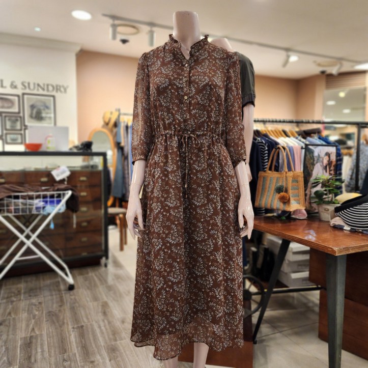 BCBG 올앤선드리 페이즐리 OP 원피스 A4F7O671 74 BROWN BCBG 올앤선드리 페이즐리 OP 원피스 A4F7O671 74 BROWN