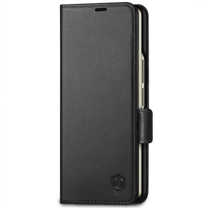 쉴드온(Shieldon) 삼성 갤럭시 Z 폴드4 (Z Fold 4) 5G 고급 천연 소가죽 지갑형 휴대폰 케이스