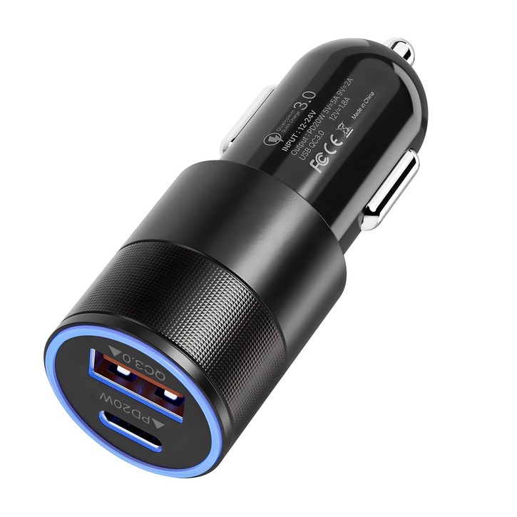 아이엠듀 차량용 충전기 시거잭 고속 PD C타입 핸드폰 듀얼 퀄컴 USB, 블랙, 단일상품 아이엠듀 차량용 충전기 시거잭 고속 PD C타입 핸드폰 듀얼 퀄컴 USB, 블랙, 단일상품