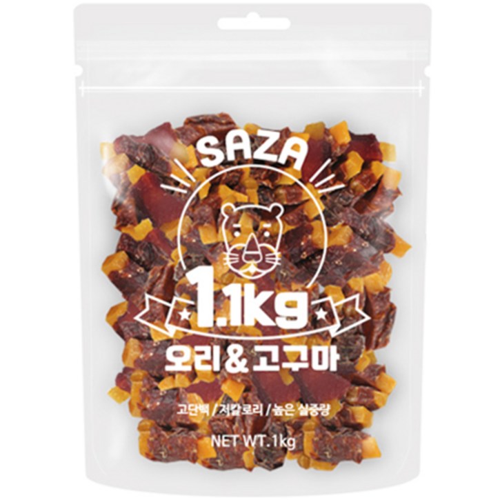 사자 강아지 대용량 건조간식, 혼합맛오리고구마, 1.1kg, 1개 사자 강아지 대용량 건조간식, 혼합맛오리고구마, 1.1kg, 1개