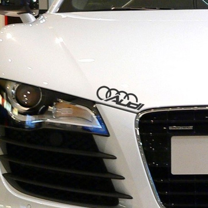 그리븐 그리드 아우디로고 데칼 차량용스티커 50040 17cm