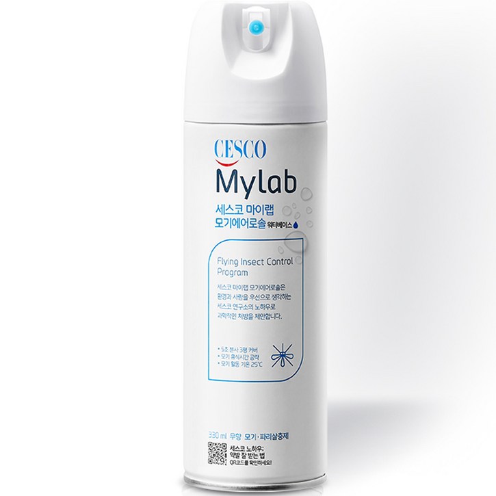 세스코마이랩 모기 에어로솔 워터베이스 무향, 1개, 330ml