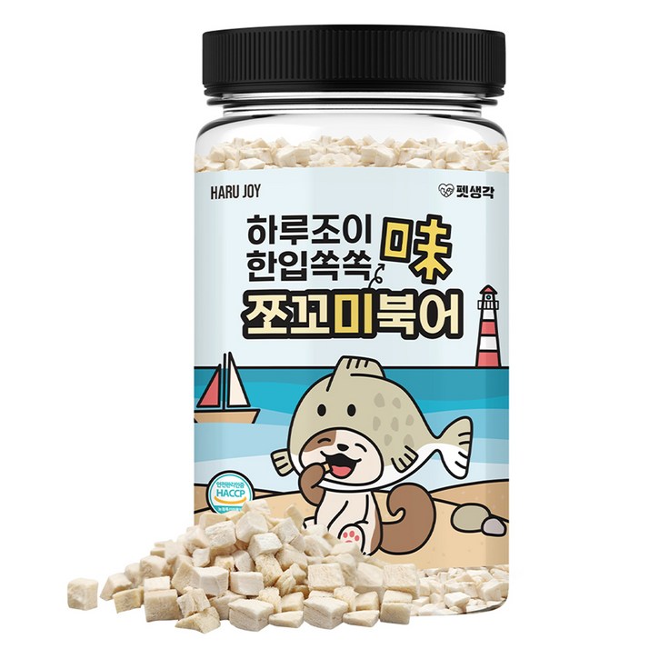 하루조이 강아지 한입쏙쏙 쪼꼬미 트릿, 북어, 55g, 1개