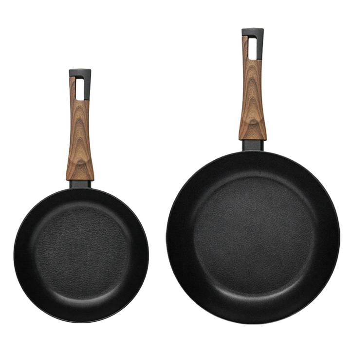 실바트 IH 인덕션 까리노 프라이팬 세트 2개, 블랙, 프라이팬 20cm  프라이팬 30cm, 1세트