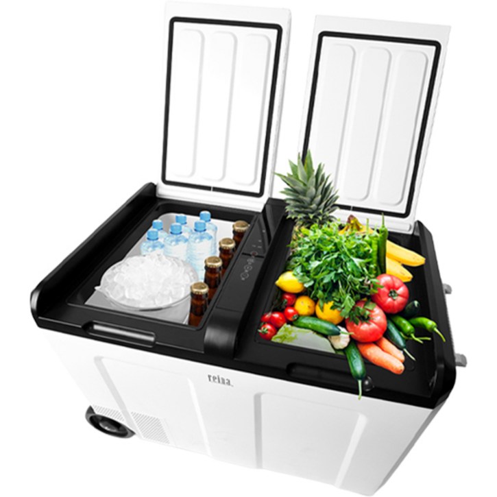 REINA 대용량 차량용 냉장고 냉동고 52L,, 혼합색상, RL5252WS