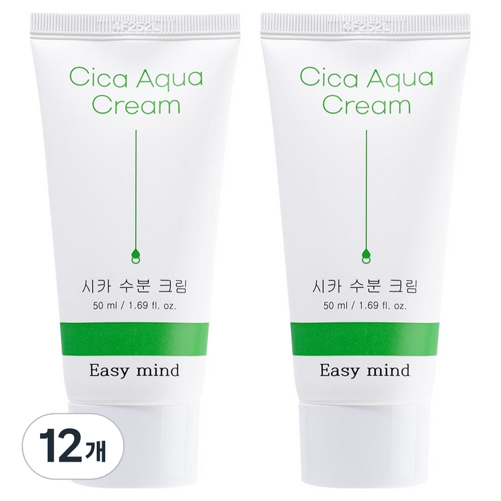 이지마인드 시카 판테놀 수분 보습크림, 50ml, 12개