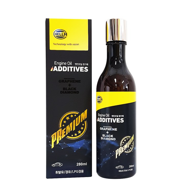 헬라 전문가용 그래핀 블랙다이아몬드 코팅용 엔진오일 첨가제 280ml, 1개, 공용 헬라 전문가용 그래핀 블랙다이아몬드 코팅용 엔진오일 첨가제 280ml, 1개, 공용