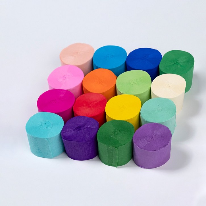 star starred 파티 스트리머 Roll 미니 주름지(mini crepe paper)