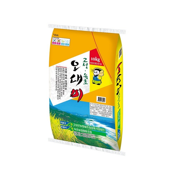 이쌀이다 25년 햅쌀 고성속초 오대미 10kg, 10kg, 1개, 상등급