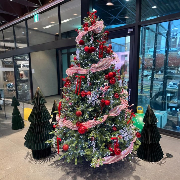 크리스마스 트리 전나무 PE 무장식 180cm/240cm 대형 트리 록티