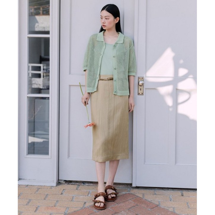 더엣지 THEATG 리오셀 혼방 스커트