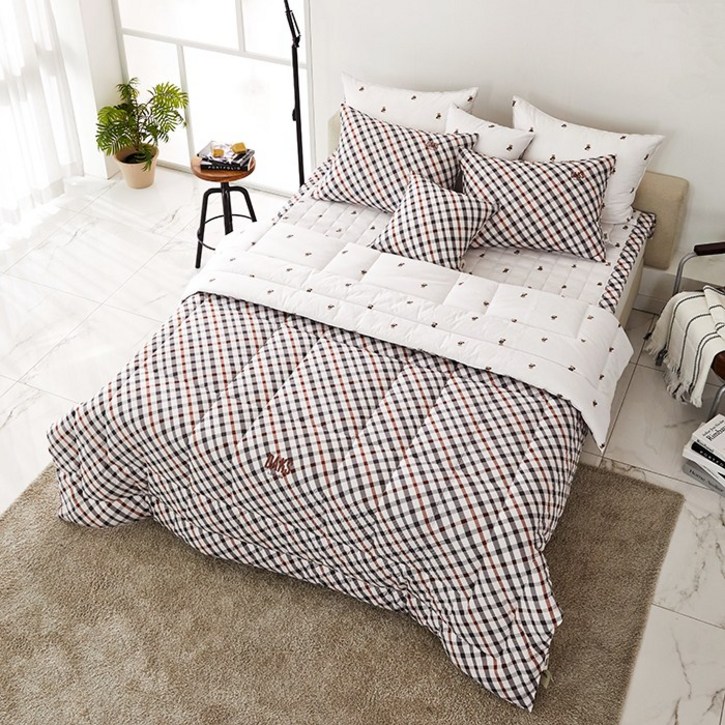 닥스 침구 아사 테디스 브라운[9] 퀼트이불 싱글