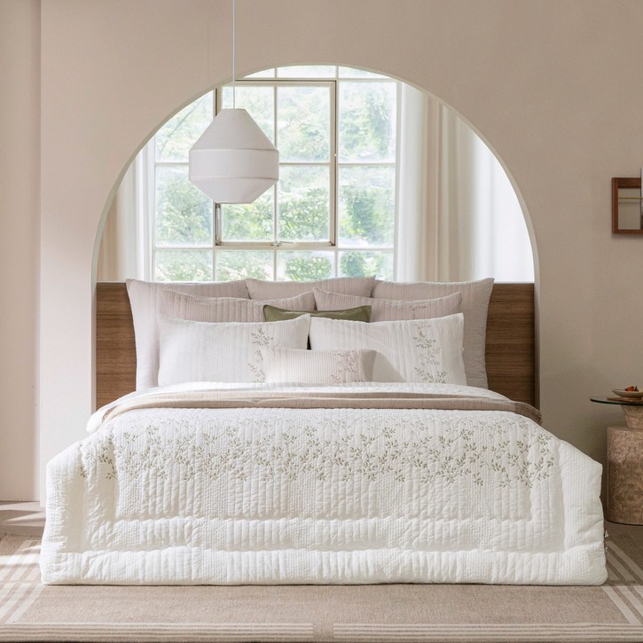 공식판매처 박술녀 통워싱 순면 피그먼트 차렵이불 침구 풀세트 작품명 초연 국내생산  빠른배송  이불패드베개커버  선물추천