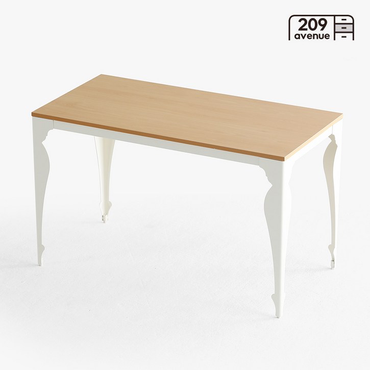 209애비뉴 뉴베르디 4인용 식탁 조립식 테이블 1800×800, 블랙블랙상판아이보리프레임